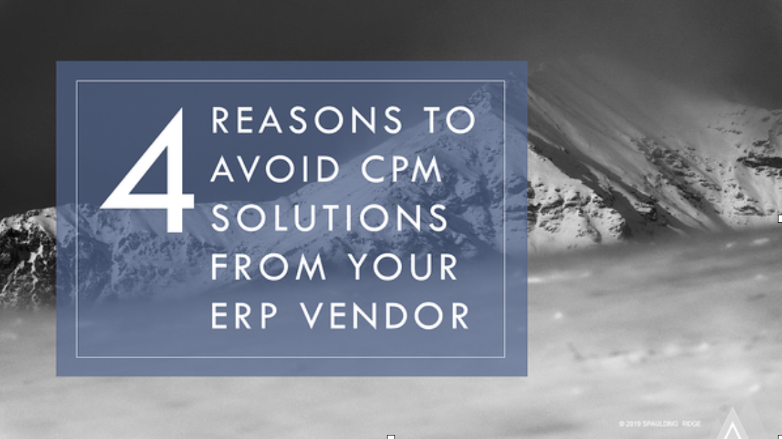 Four Reasons to Avoid CPM Solutions